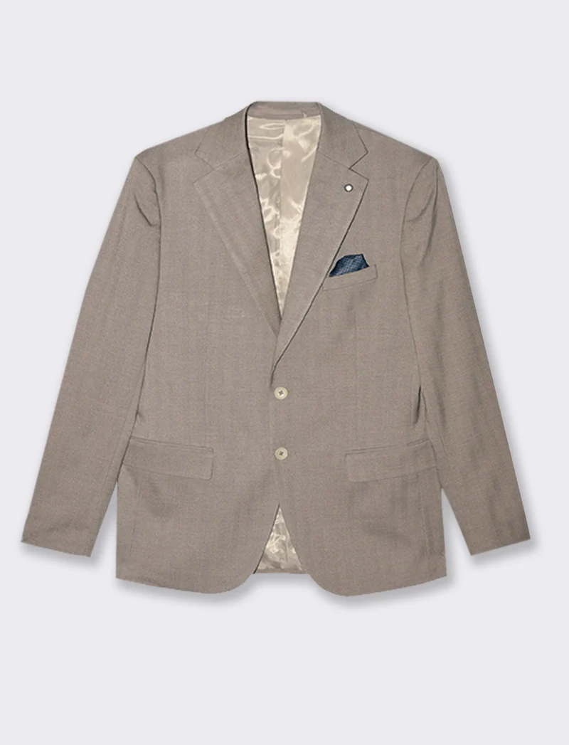 BLAZER STRUTTURATO DA COMPLETO FORMAL FIT - Grigio tortora