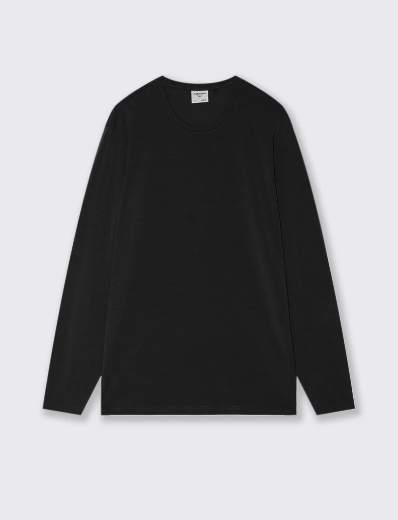 T-SHIRT BASIC SLIM FIT - Nero