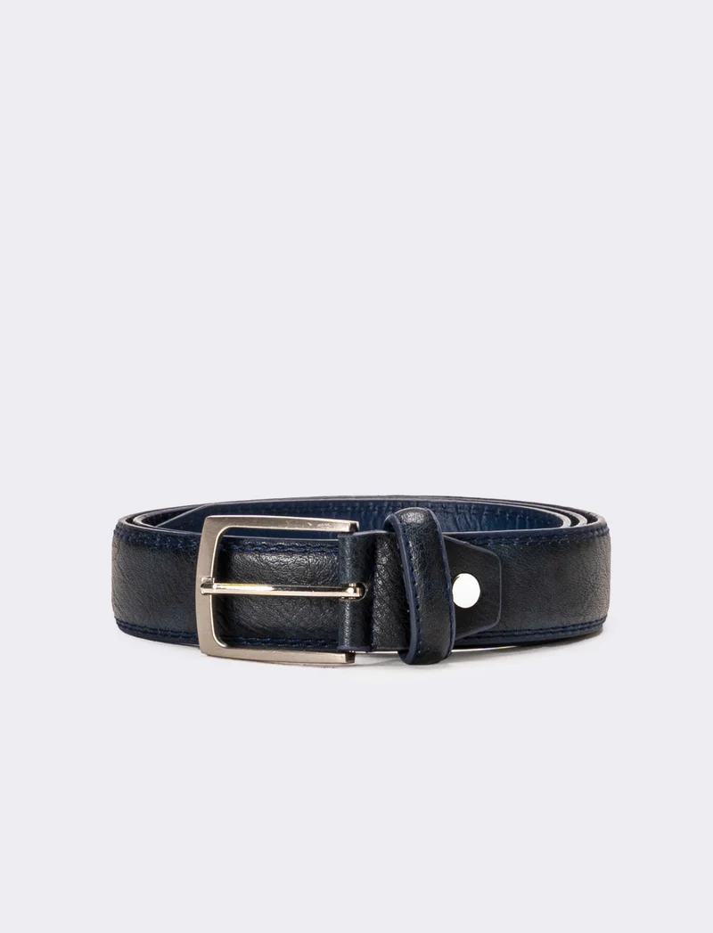 Cintura uomo fibbia cm 3,5 - Blu