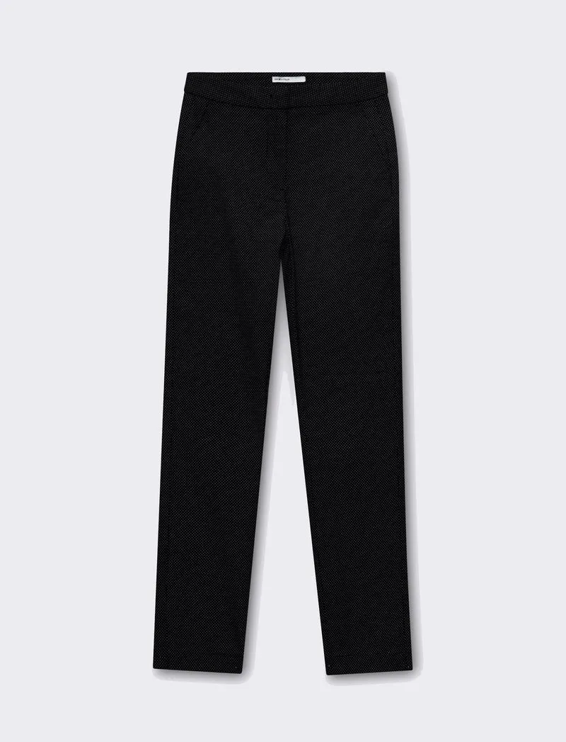 Pantalone in bengalina da donna - Nero