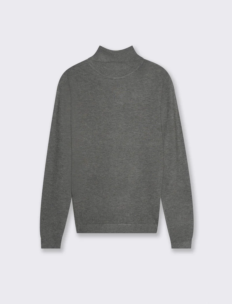 PULLOVER BASICO - Grigio scuro