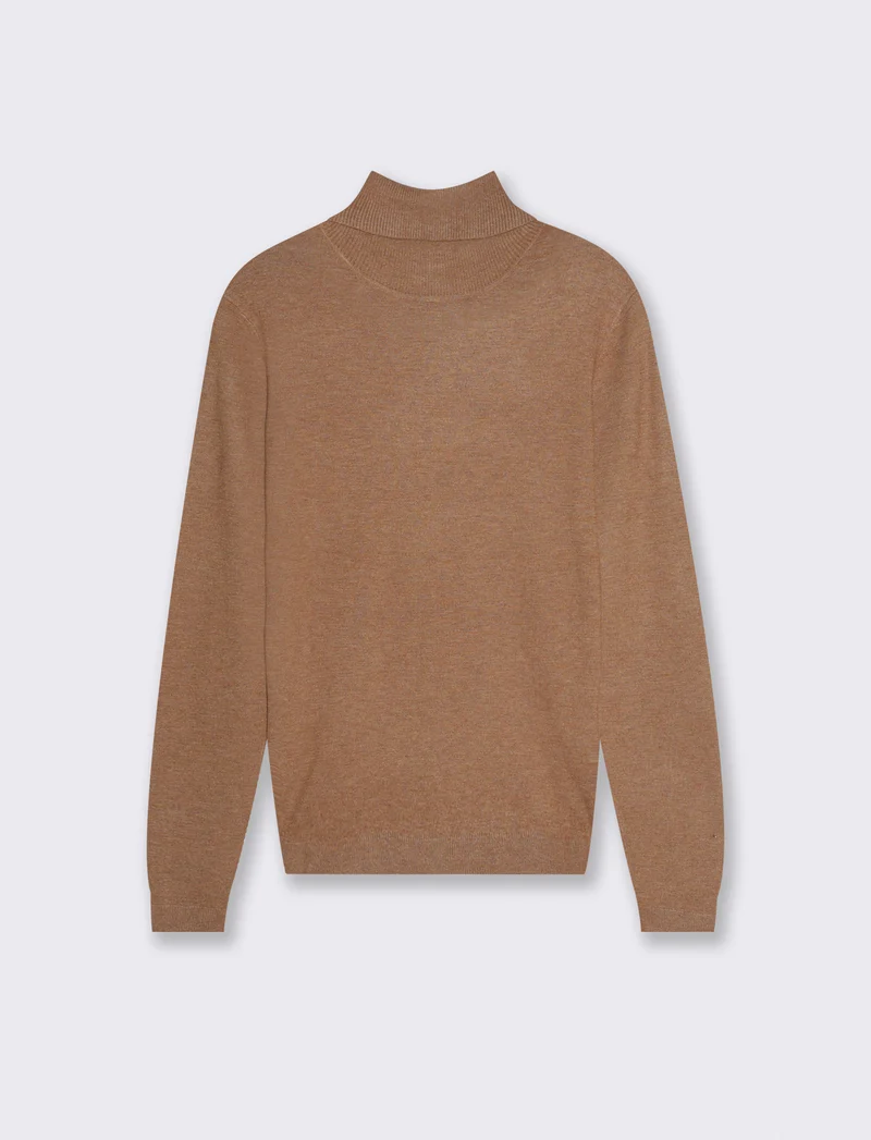 PULLOVER BASICO - Cammello