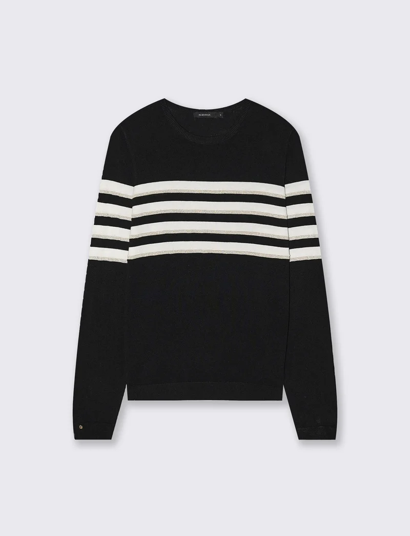 PULLOVER CON FANTASIA A STRISCE - var 1