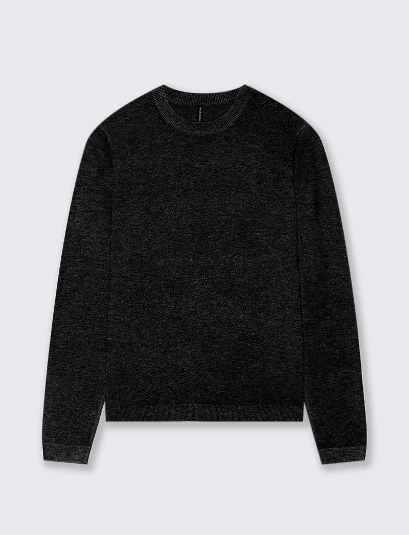 PULLOVER BASICO - Nero
