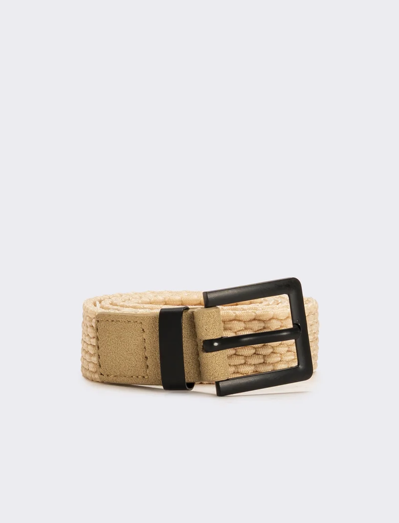 Cintura bambino elastica - Beige
