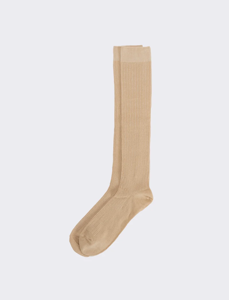 Calzino donna lungo 1 paio - Beige