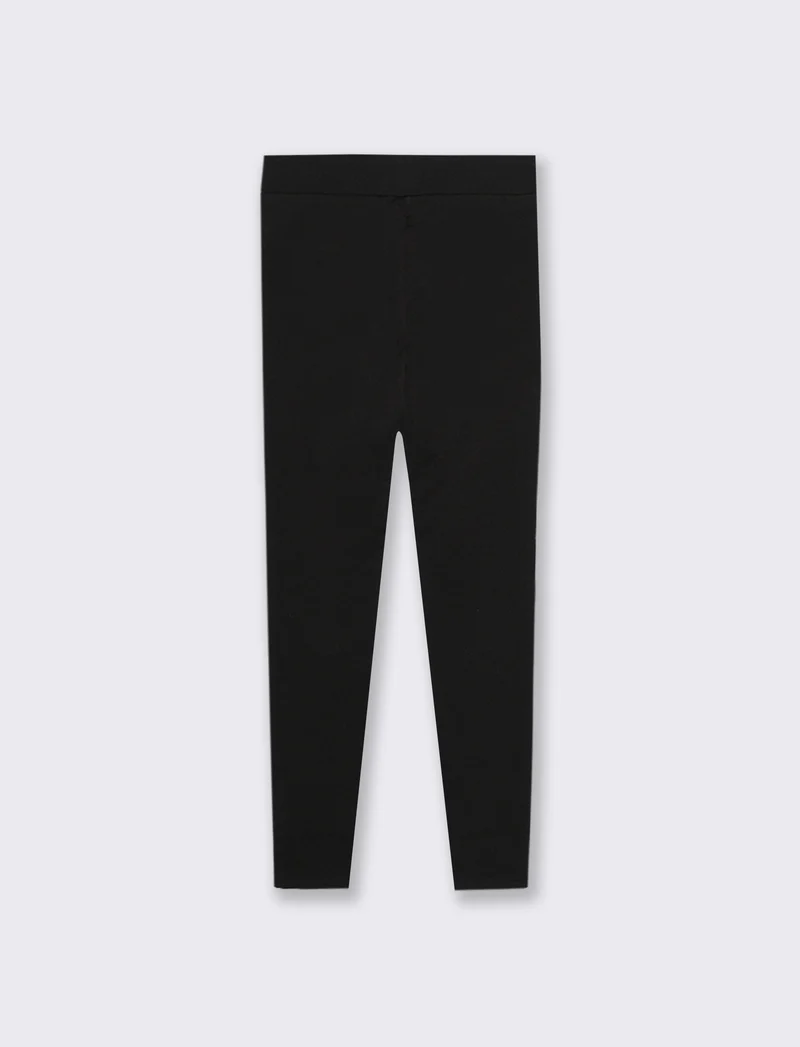 LEGGING IN PUNTO MILANO - Nero