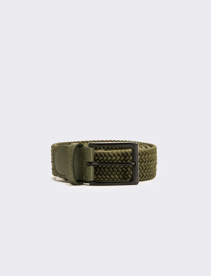 Cintura uomo fusto elastico a intreccio - Ve.milit.
