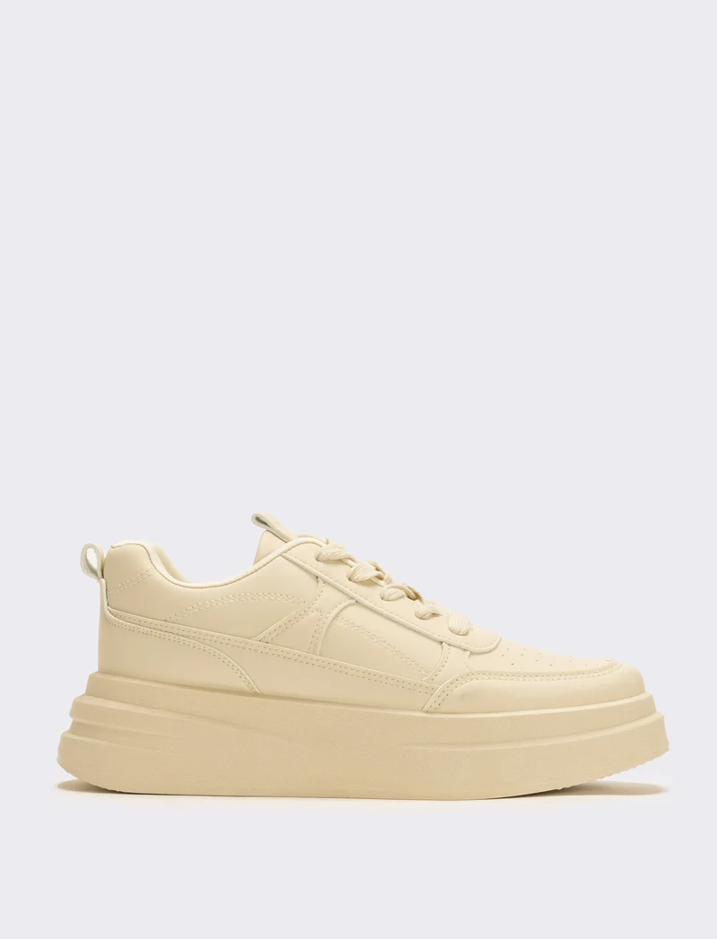 Sneakers minimal da bambino - Bianco