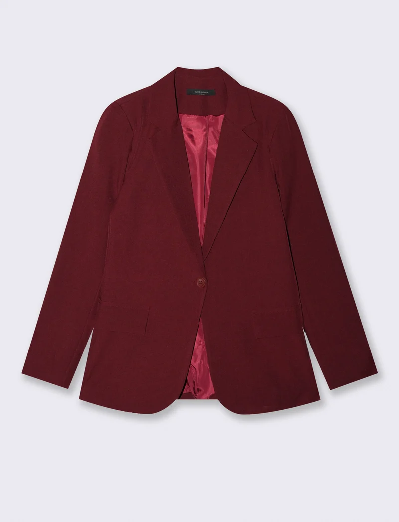 BLAZER MONOPETTO - Bordeaux