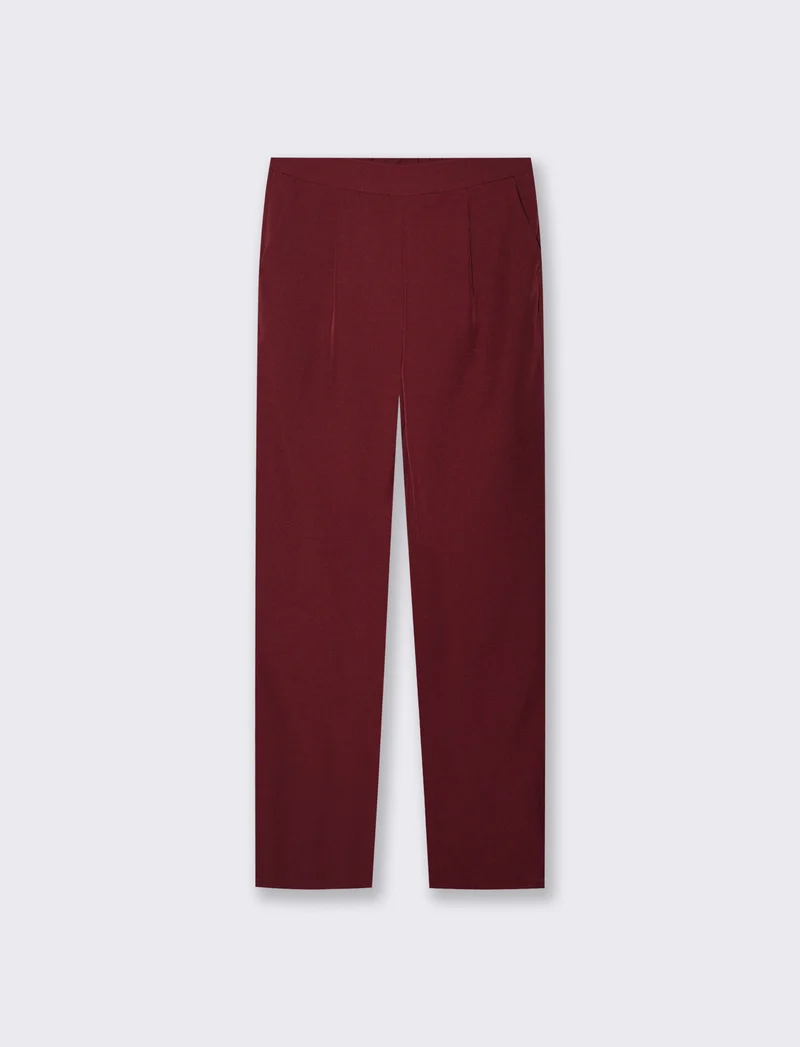 PANTALONE SLIM - Bordeaux