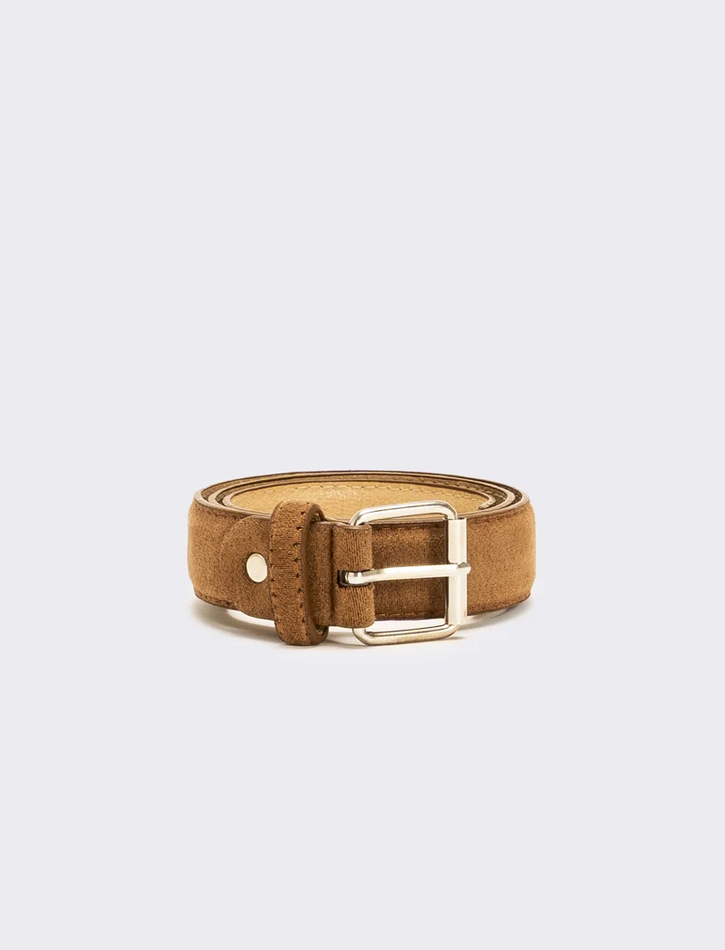 Cintura liscia h 2,5 cm 75-85 - Marrone