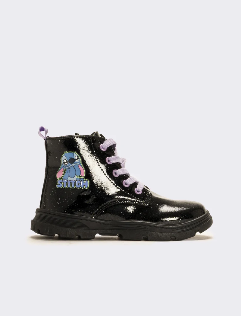 Stivaletto Stitch© da bambina - Nero