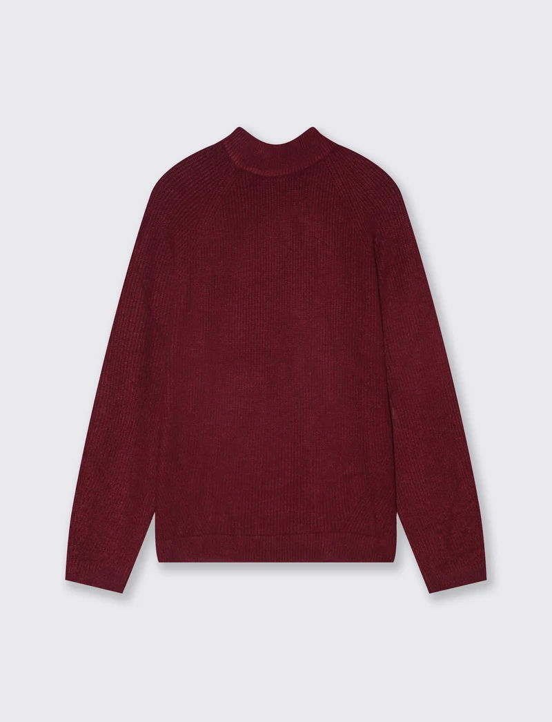 Maglia a coste - Vinaccia