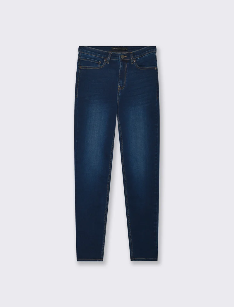 JEANS SKINNY REGULAR WAIST - DENIM SCURO