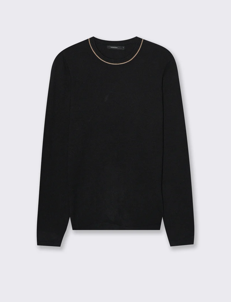 PULLOVER BASICO - Nero