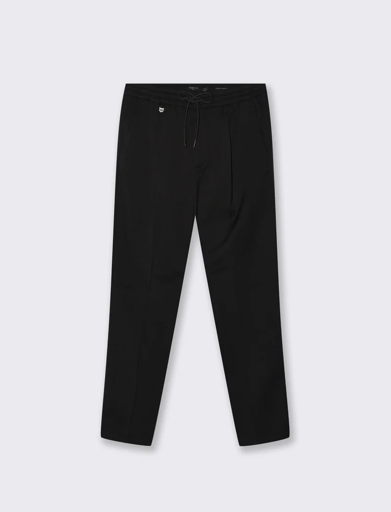 PANTALONI CHINO JOGGER - Nero