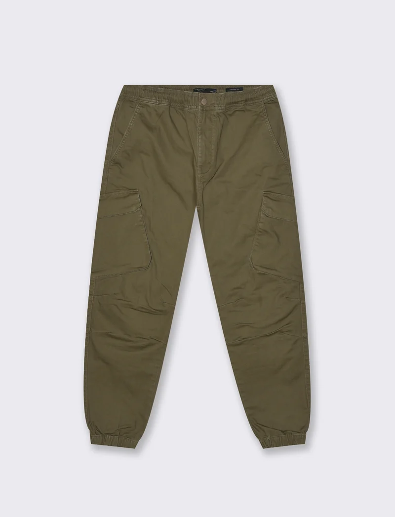 PANTALONI CARGO FIT - Verde kaki