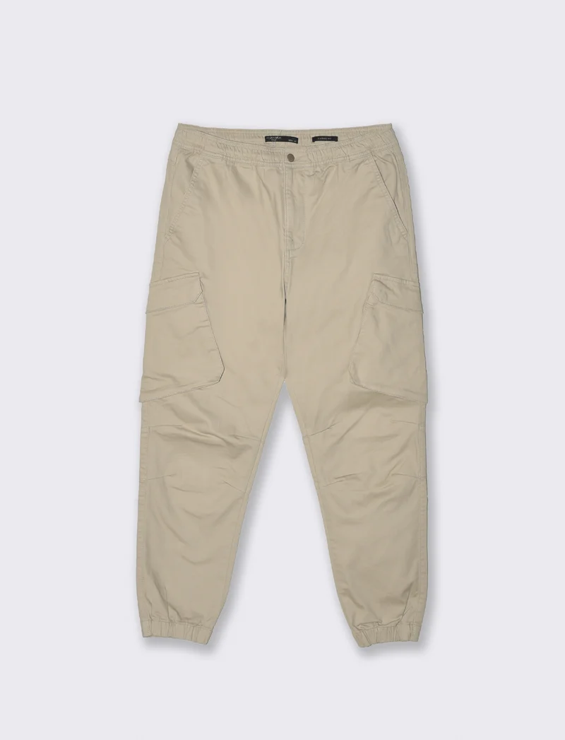 PANTALONI CARGO FIT - Beige