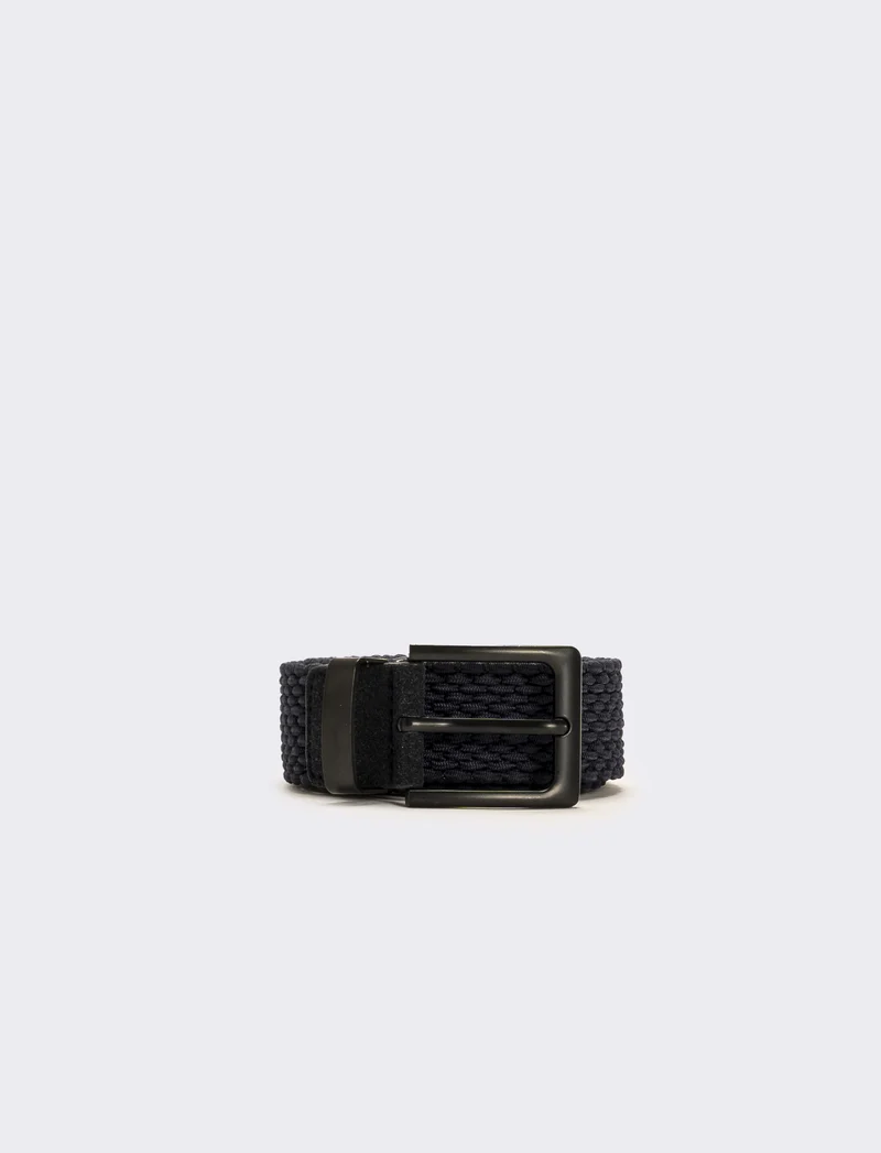 Cintura uomo elastica 3,5 cm - Blu