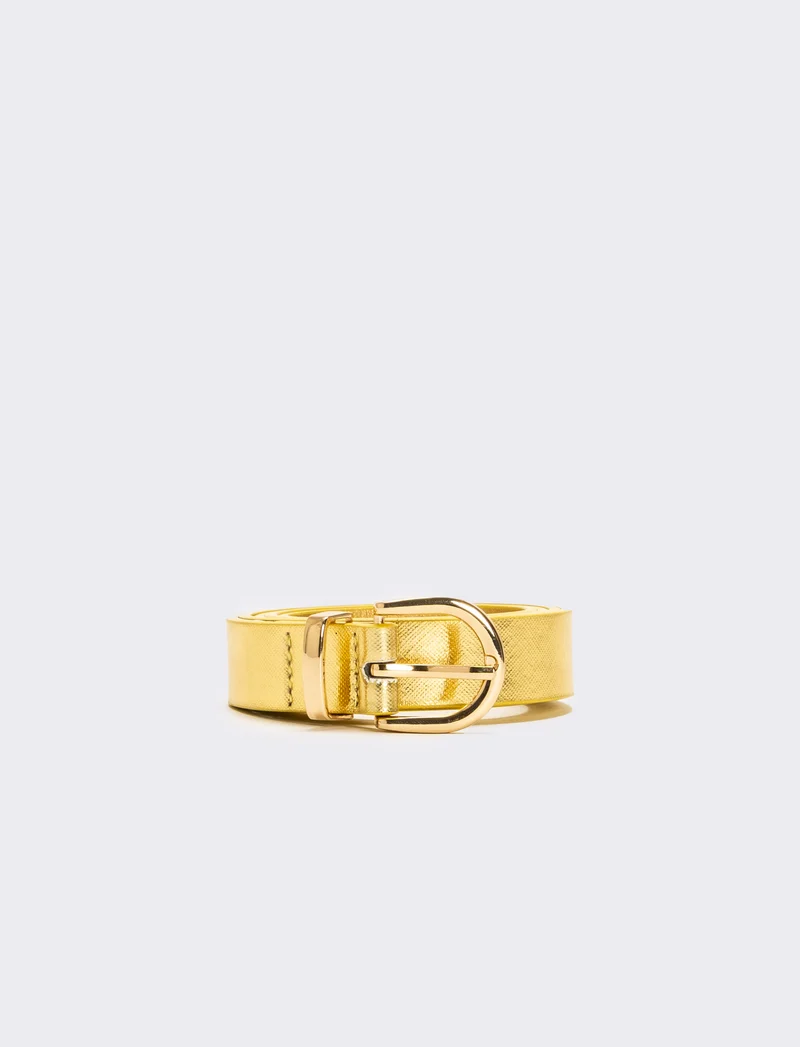 Cintura donna basic 2,5 cm - Oro