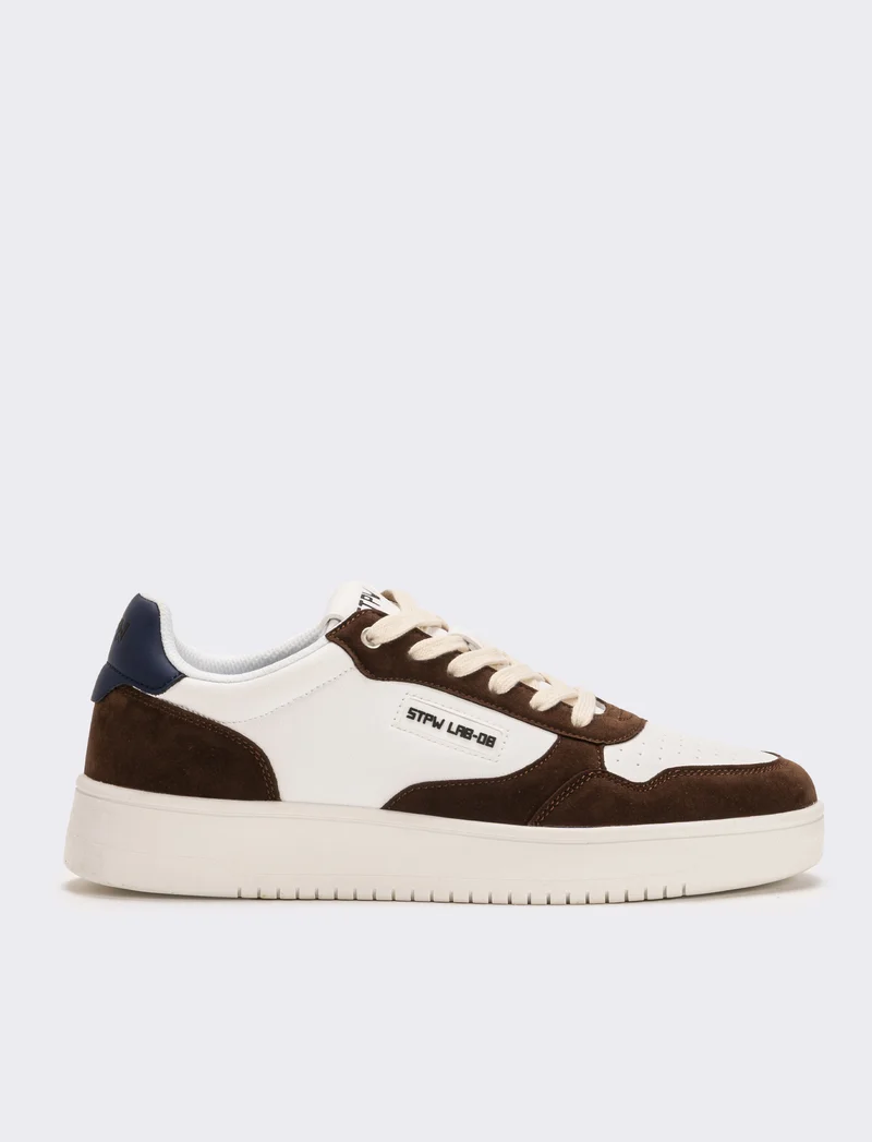 Scarpa bicolor da uomo - Marrone