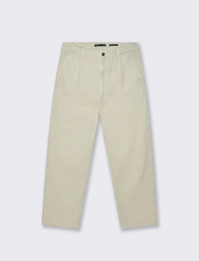 PANTALONI 5 TASCHE RELAXED FIT - Grigio ghiaccio