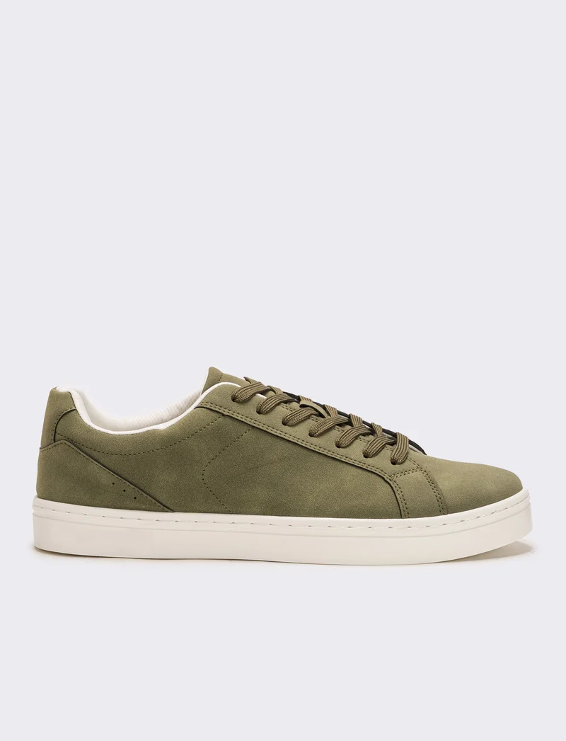 Sneakers minimal da uomo - Verde