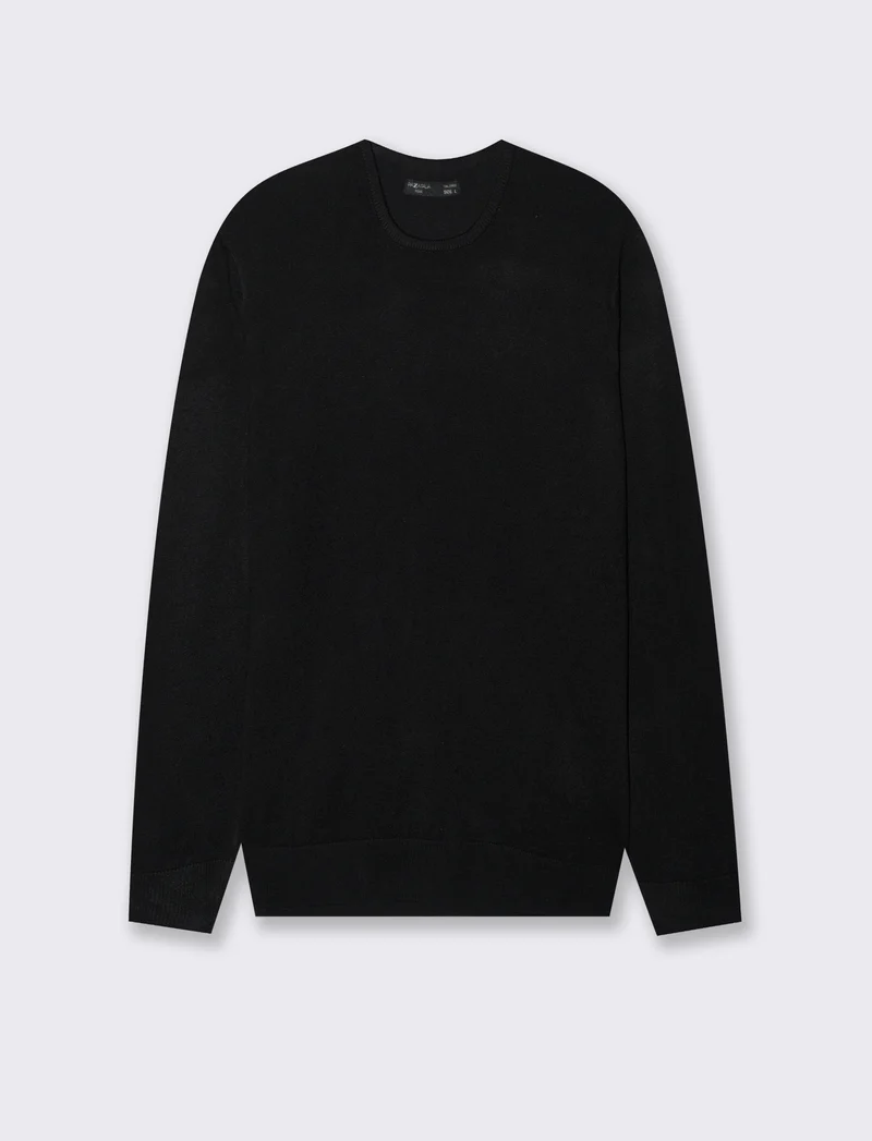 MAGLIA SLIM FIT - Nero