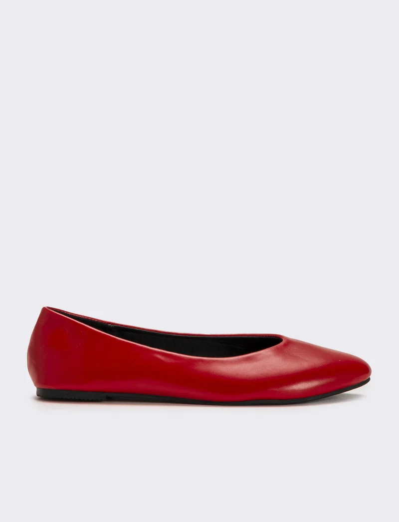 Ballerina a punta da donna - Rosso
