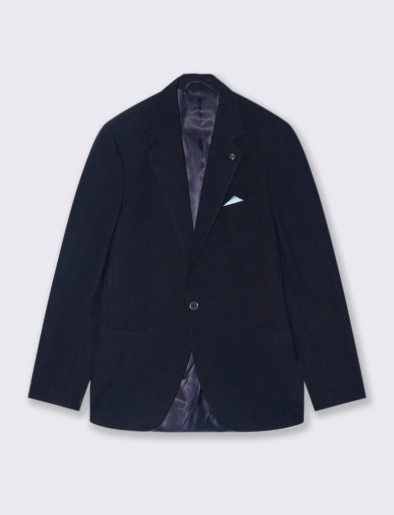BLAZER DA COMPLETO FORMAL FIT - Blu