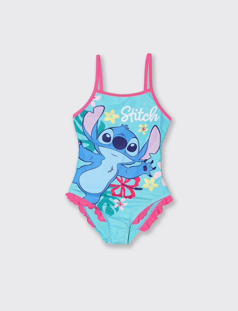 Costume intero Lilo & Stitch da bambina - Blu