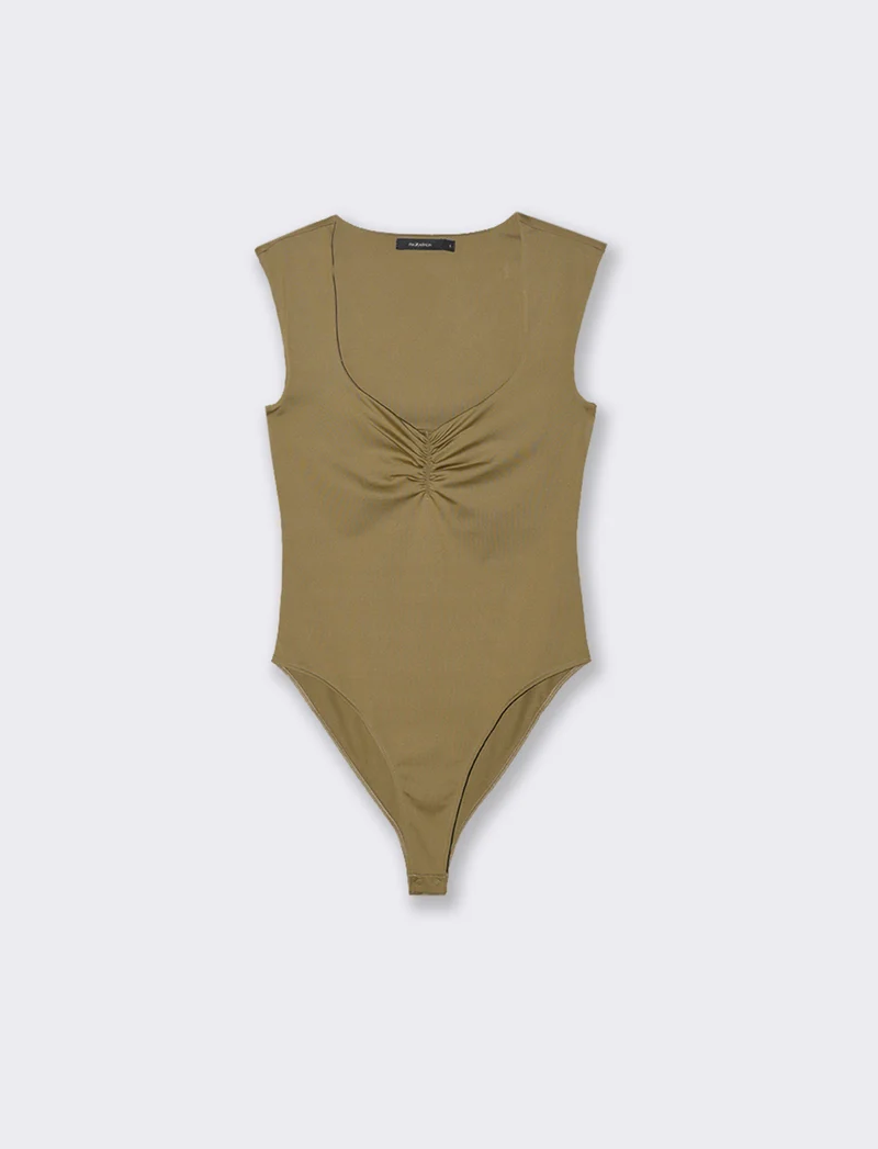 BODY GIROMANICA CON SCOLLO QUADRATO - Kaky 1