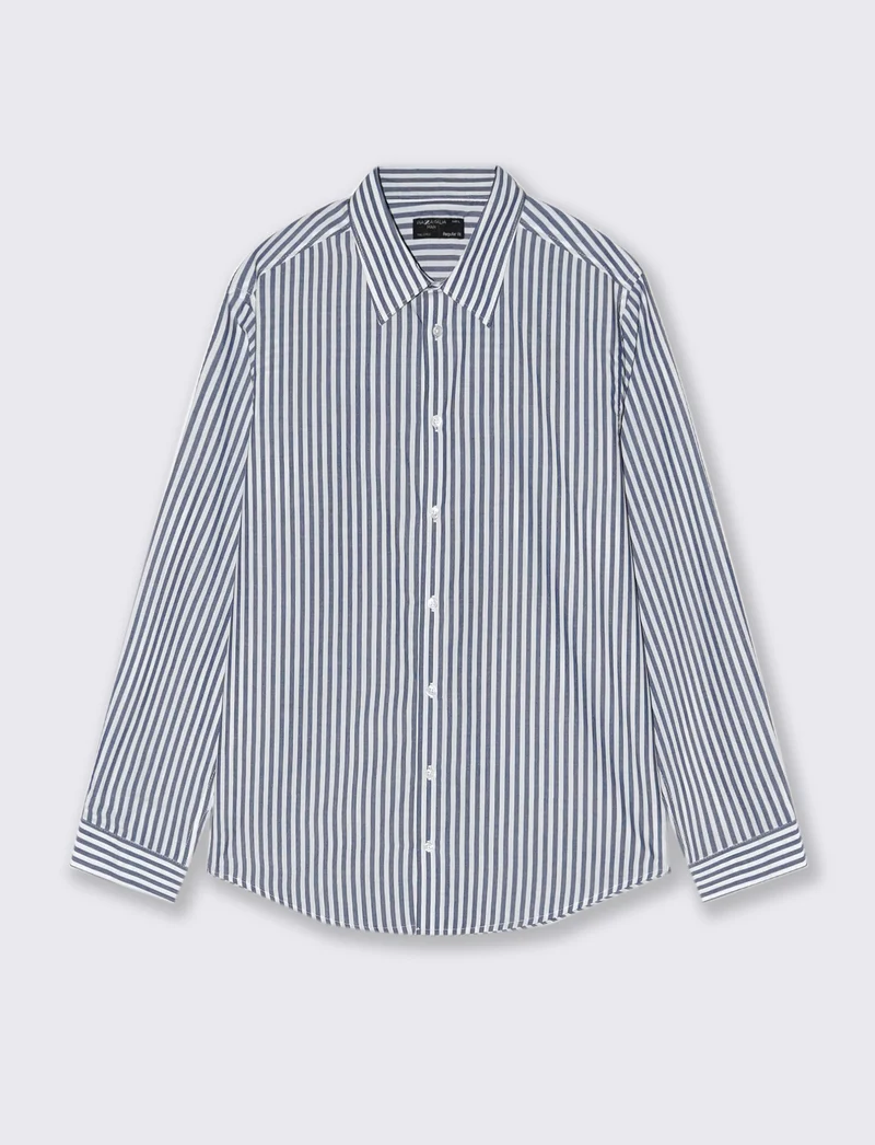 CAMICIA FANTASIA A RIGHE - Bluette