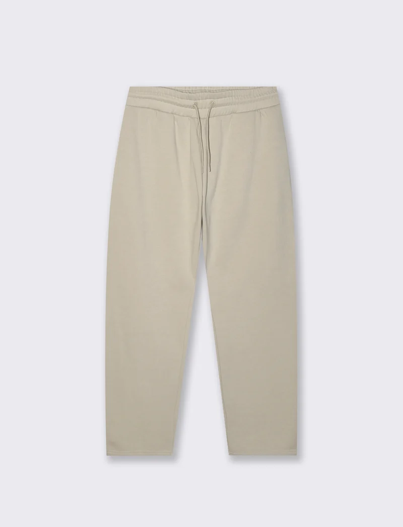 PANTALONI IN FELPA CON VITA JOGGER - Grigio ghiaccio