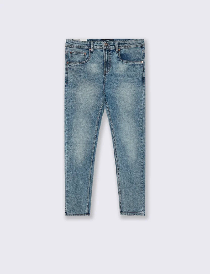 JEANS SKINNY FIT - Denim chiaro