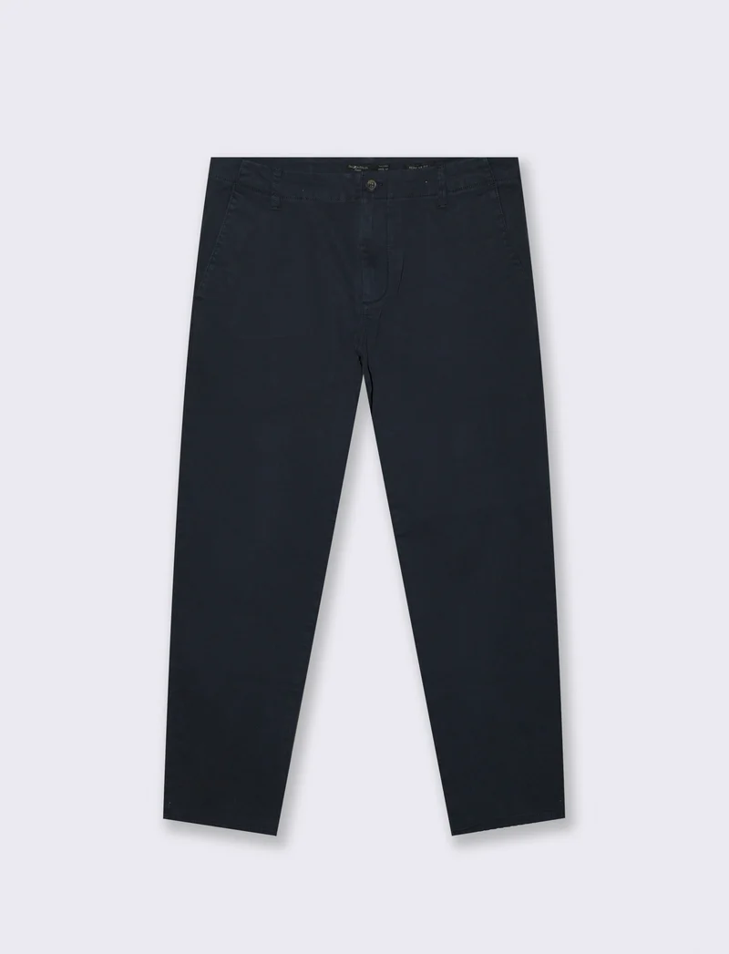 PANTALONI CHINO REGULAR FIT - Blu