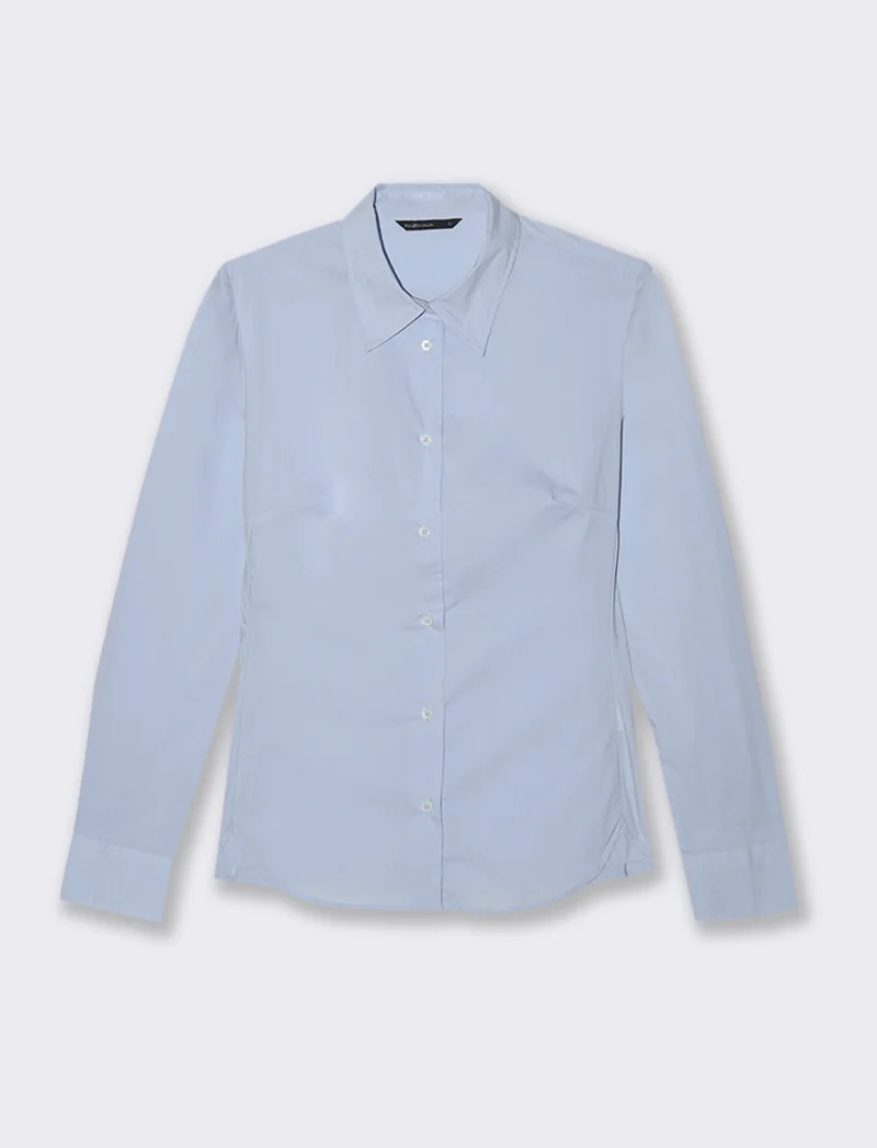 CAMICIA SILM FIT - Celeste