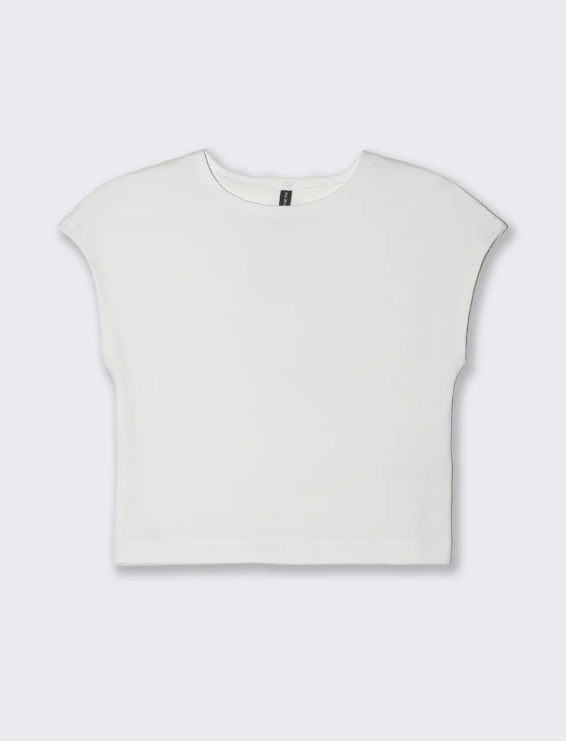T-SHIRT CROP - Bianco