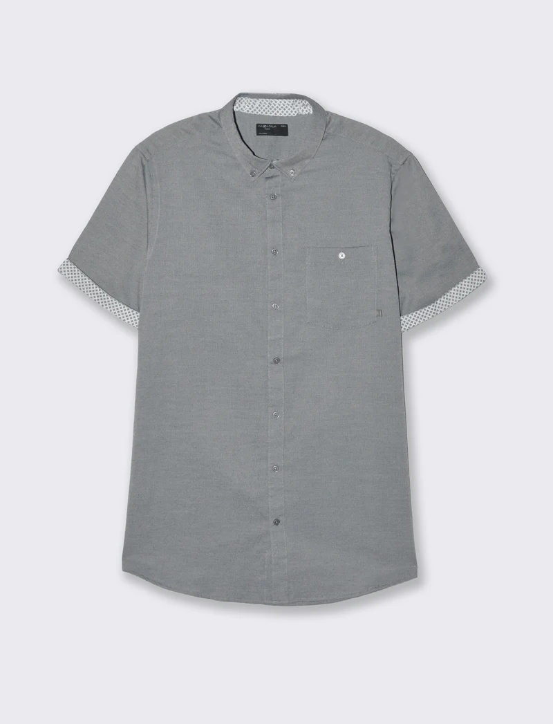 Camicia oxford regular fit da uomo - Blu