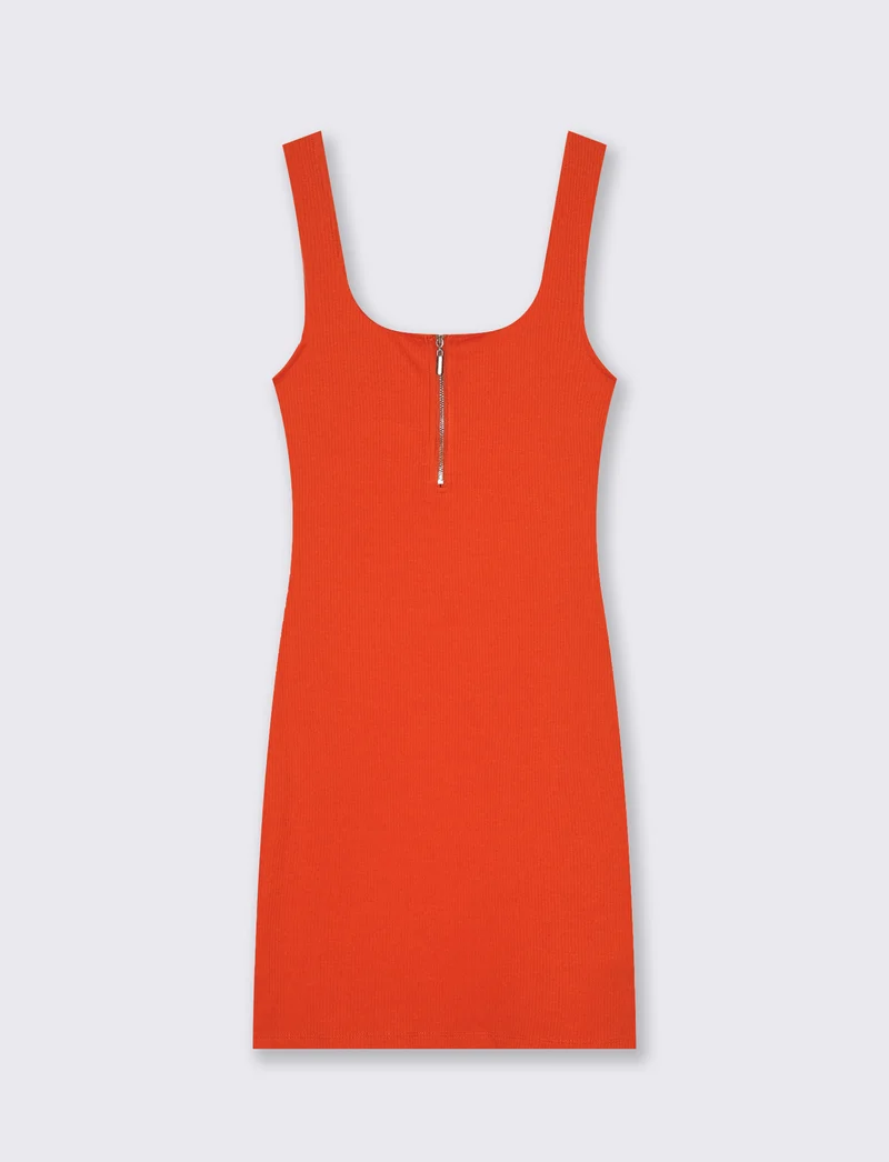 Vestito corto da donna - Arancio