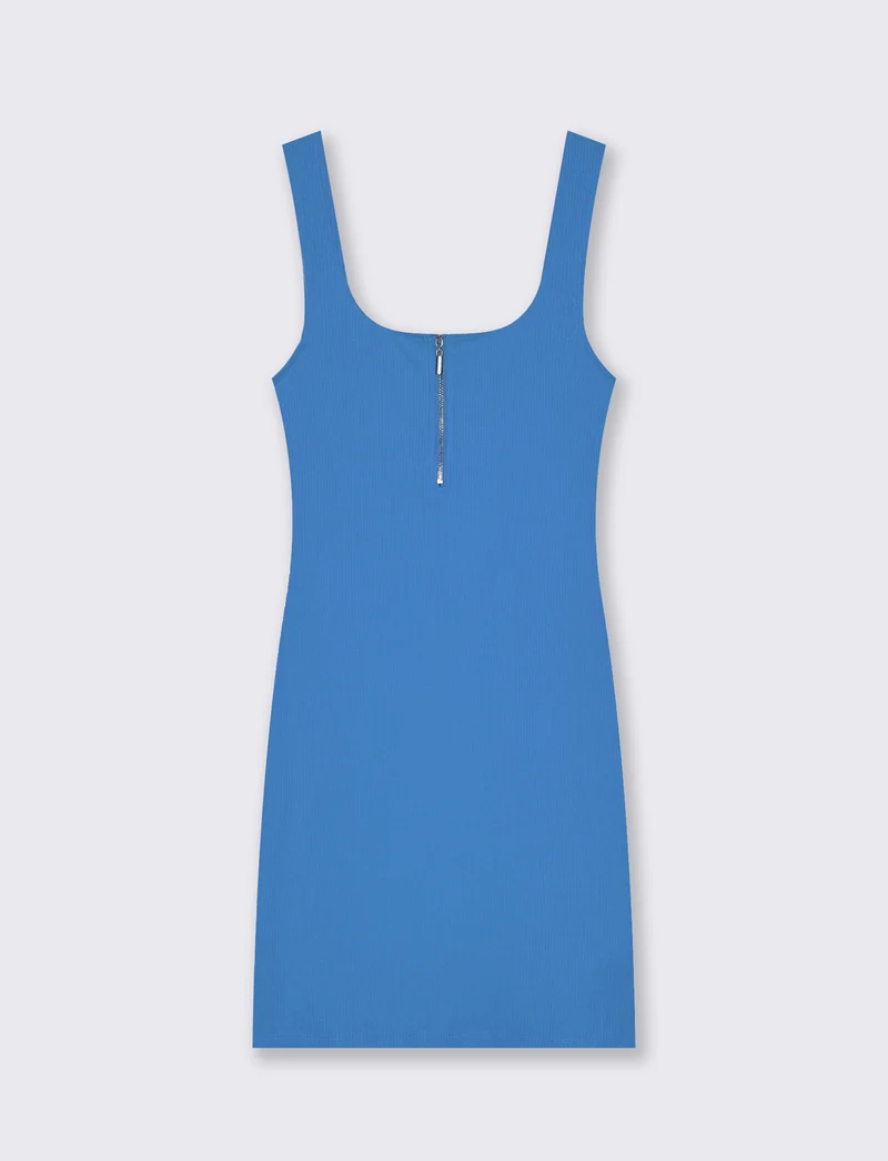 Vestito corto da donna - Bluette
