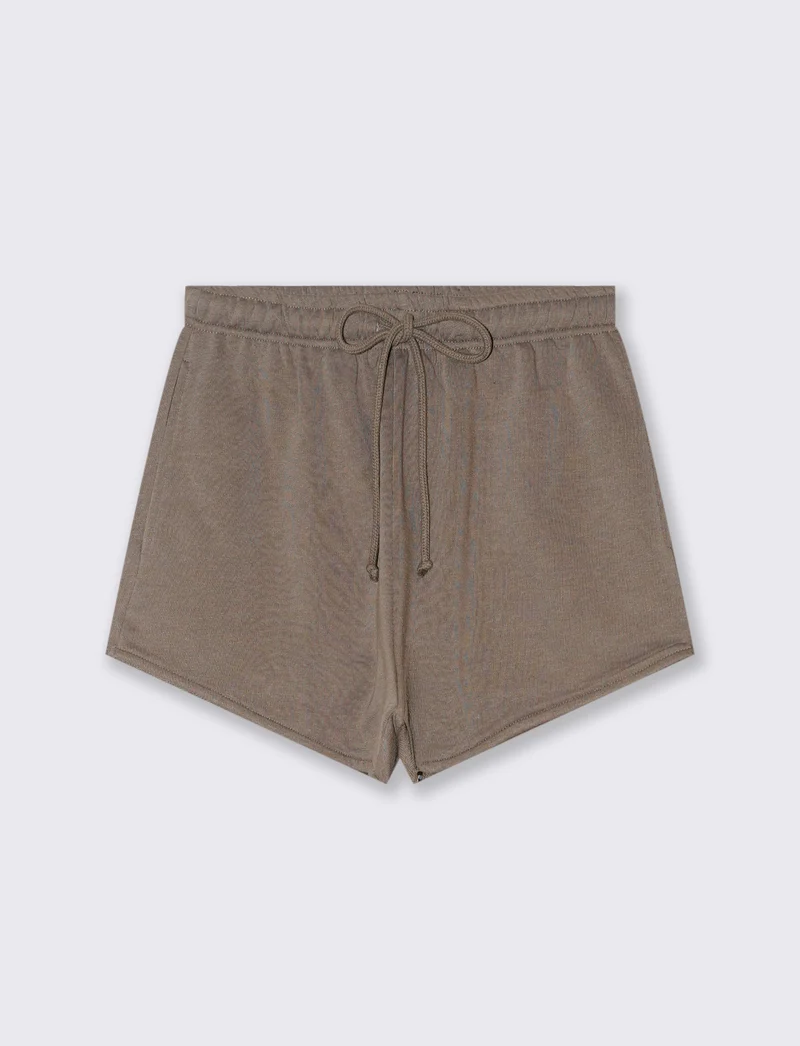 Short con coulisse da donna - Verde salvia