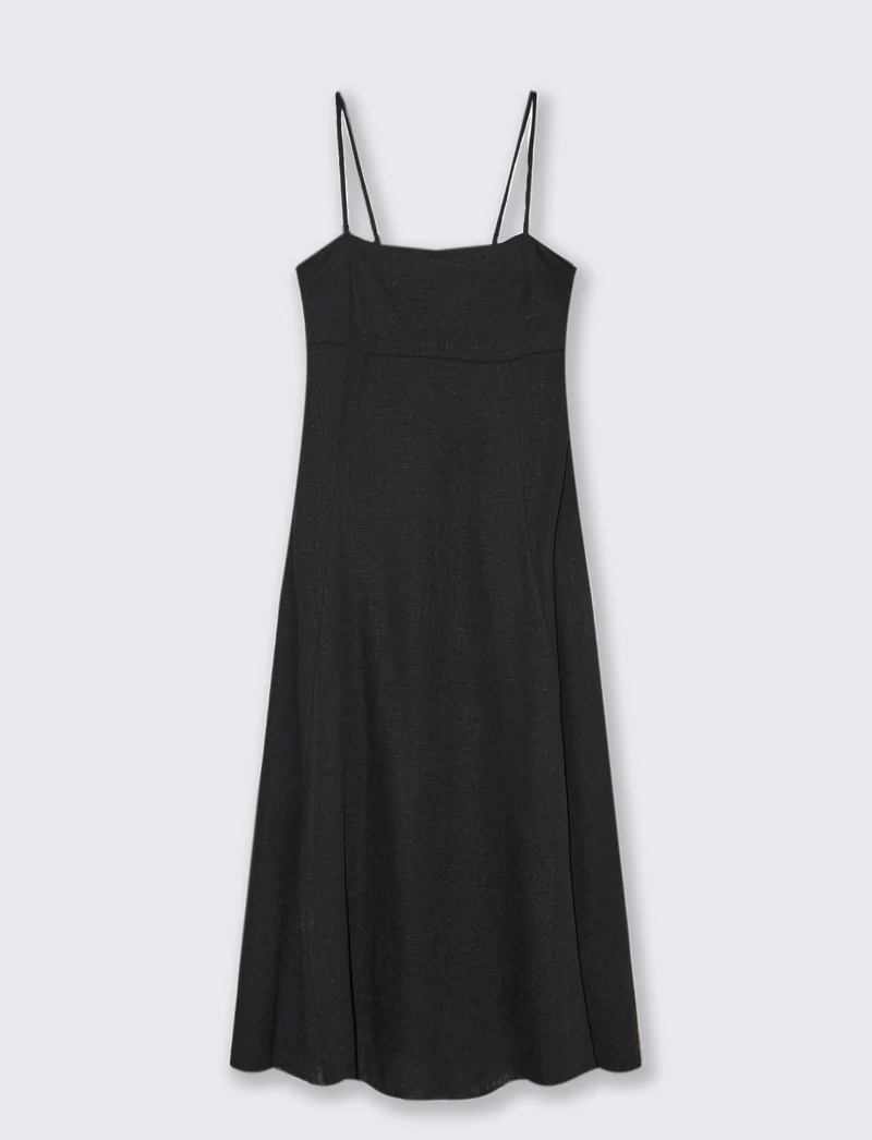 Abito svasato da donna - Nero