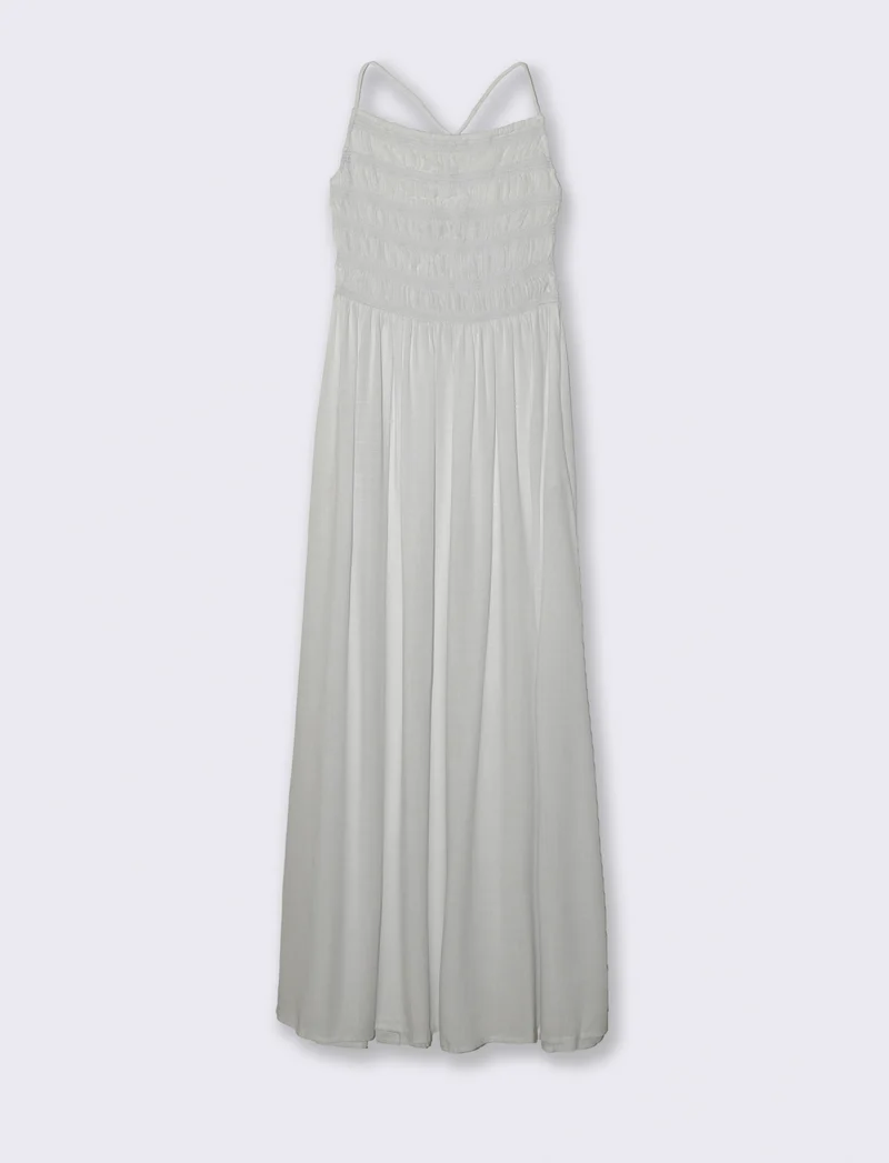 Abito con spalline da donna - Bianco