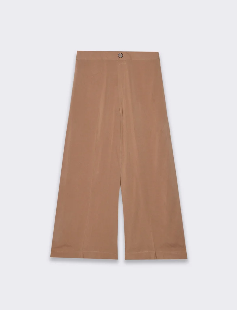 Pantalone coulotte da donna - Caramello