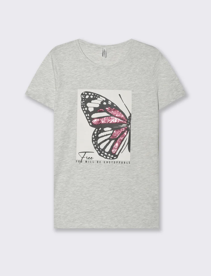T-shirt con stampa da donna - var 3