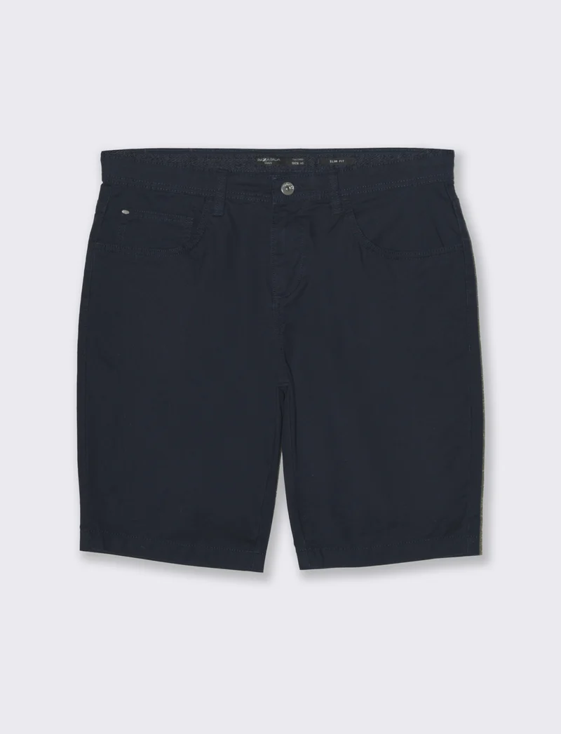 Bermuda 5 tasche slim fit da uomo - Blu