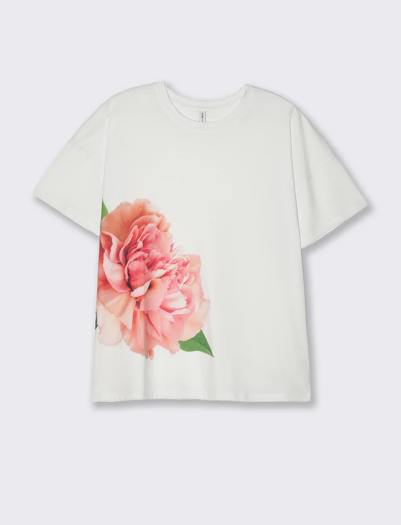 T-shirt con stampa da donna - var 3
