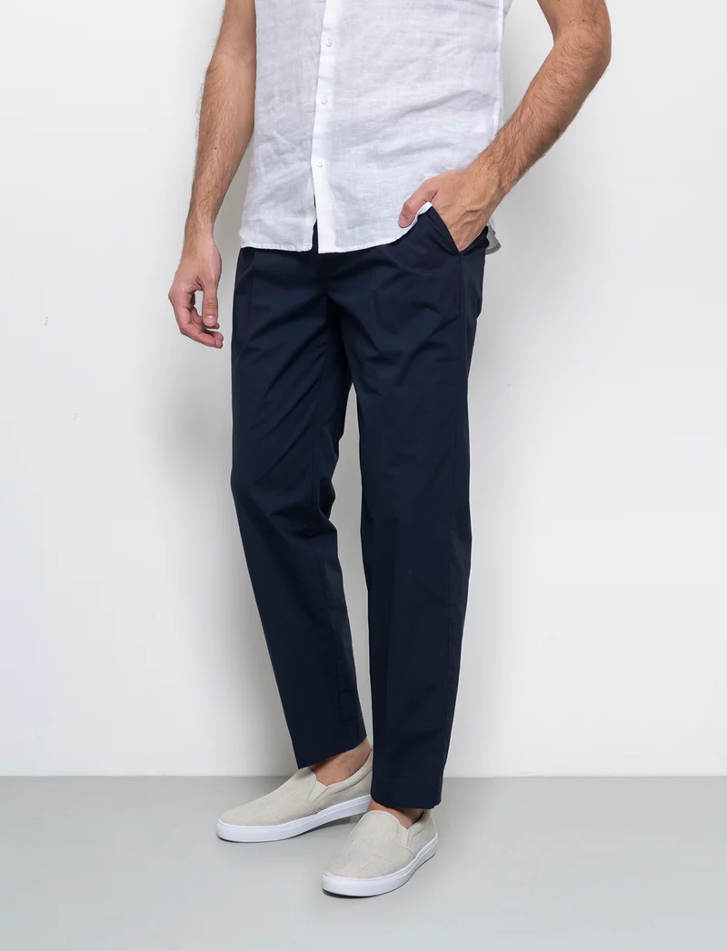 Pantaloni da completo tessuto effetto lino da uomo - Grigio